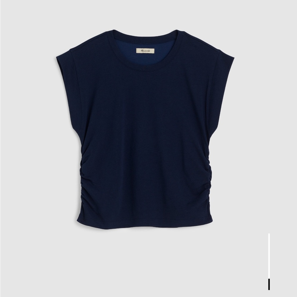 Madewell Side Cinch Muscle Tee Midnight Navy XS